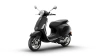 Vespa Primavera 125 Schwarz Convinto Vorne links