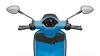 Vespa Sprint S 150 Blau Eclettico Detail Lenker