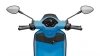 Vespa Sprint S 50 Blau Eclettico Detail Lenker