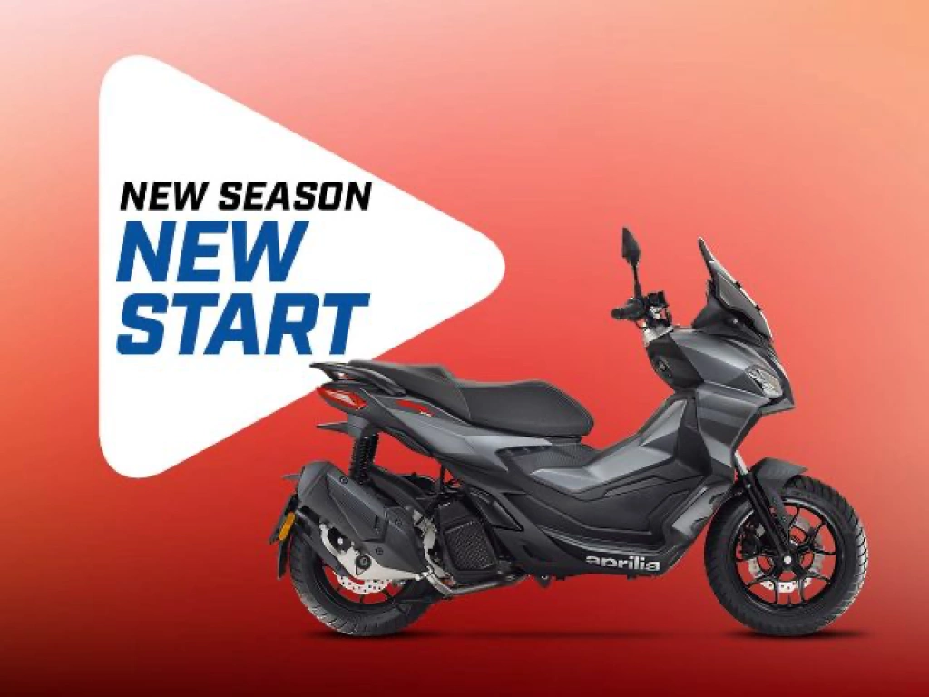 New Season - New Start Promo: Finanzierung ab 0% für alle Aprilia Motorroller