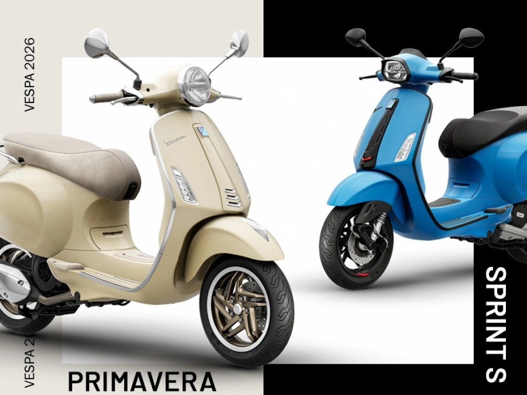 Vespa Primavera & Vespa Sprint S für das MY2026