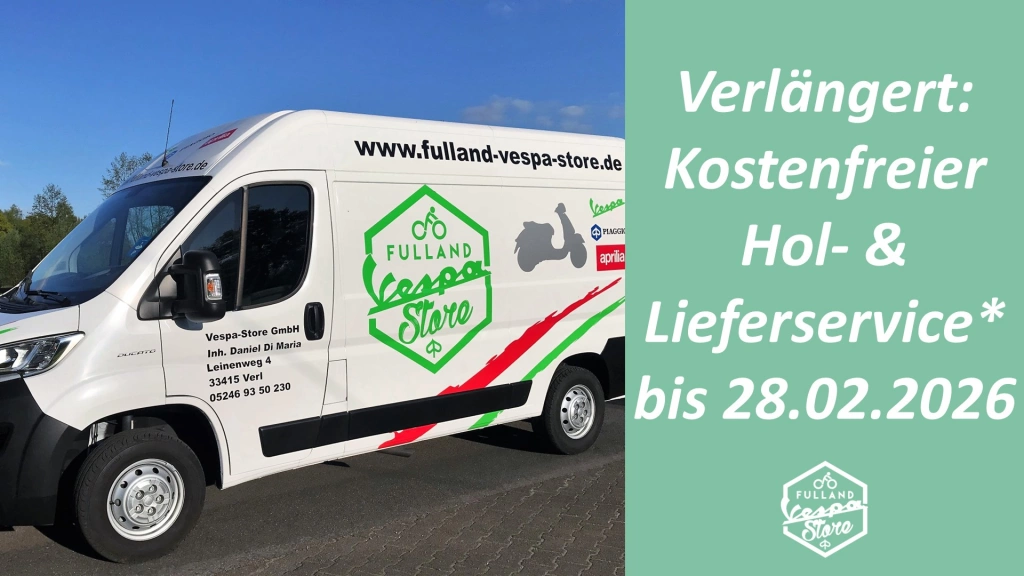 Verlängert: Kostenfreier Hol- & Lieferservice im Februar 2026