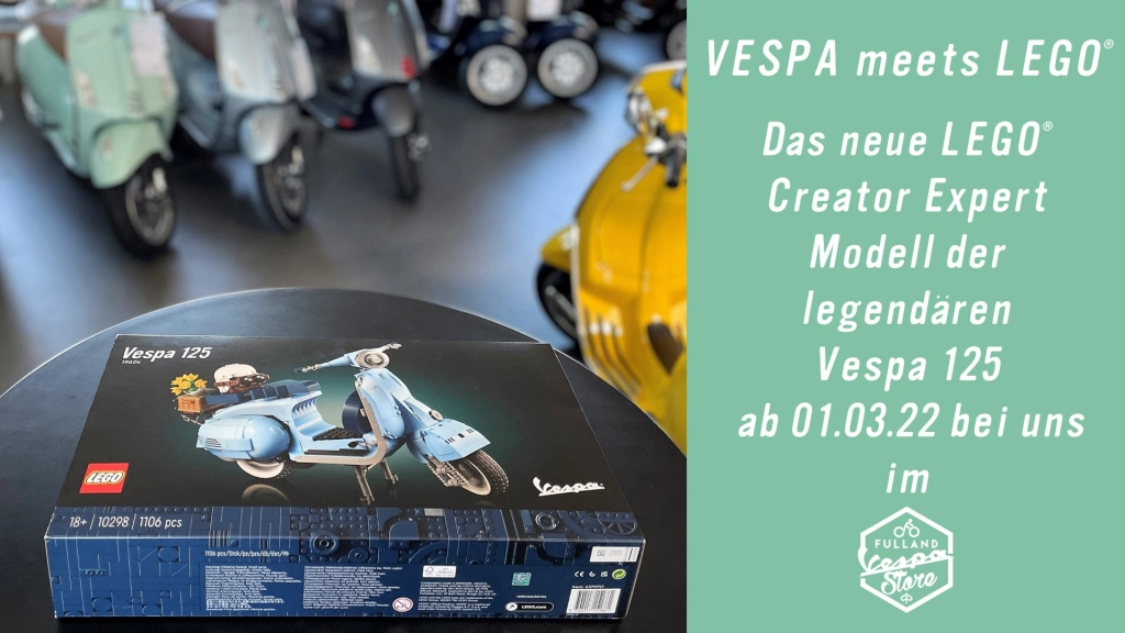 Neues LEGO® Creator Expert Modell 12098: Vespa 125