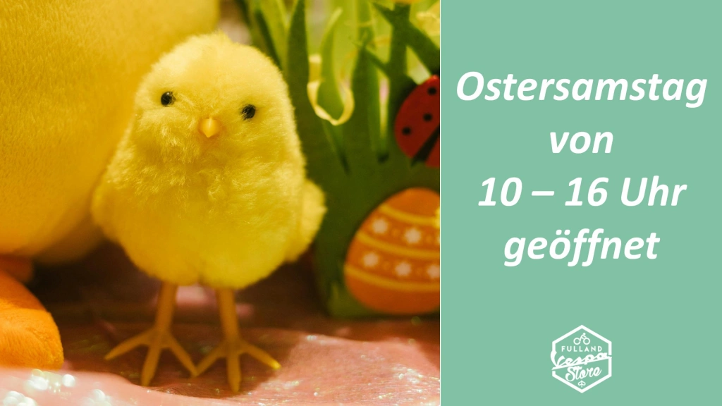 Ostersamstag, 04.04.2026 regulär geöffnet Ostersamstag, 04.04.2026 regulär geöffnet