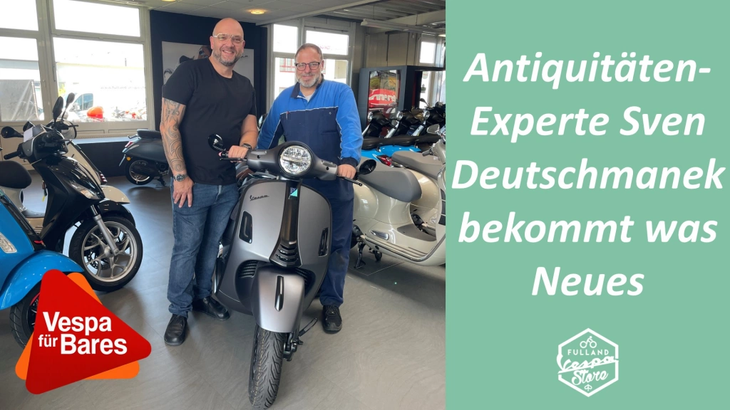 Vespa für Bares - Antiquitäten-Experte Sven Deutschmanek bekommt was Neues
