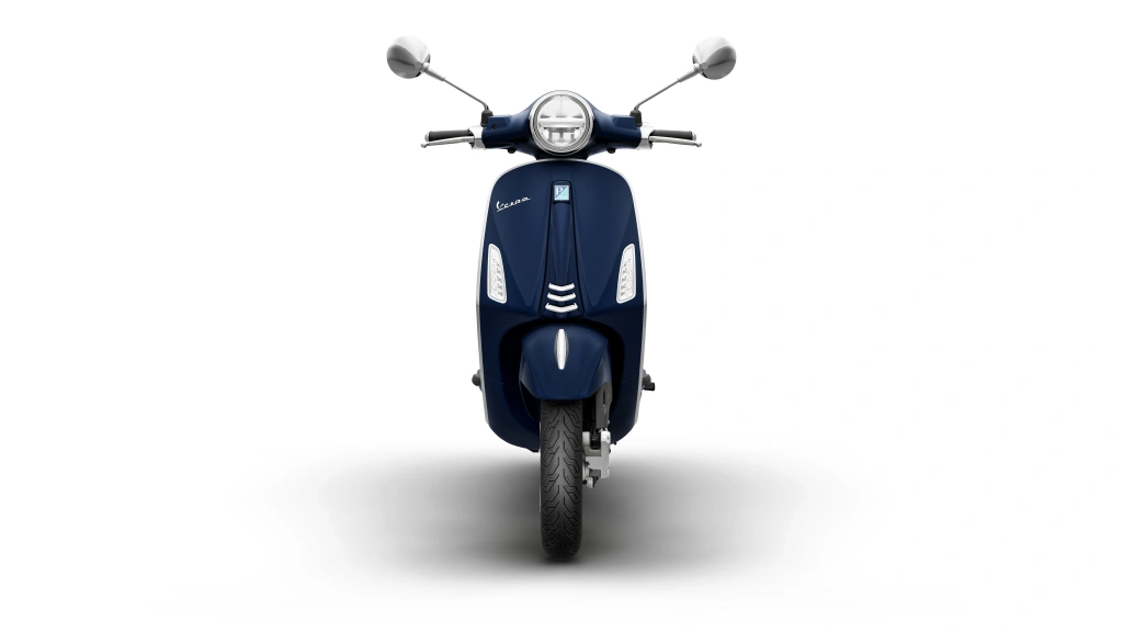 Vespa Primavera 125 Blau Energico Front