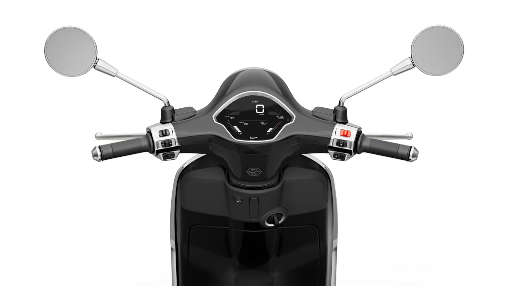 Vespa Primavera 125 Schwarz Convinto Lenker