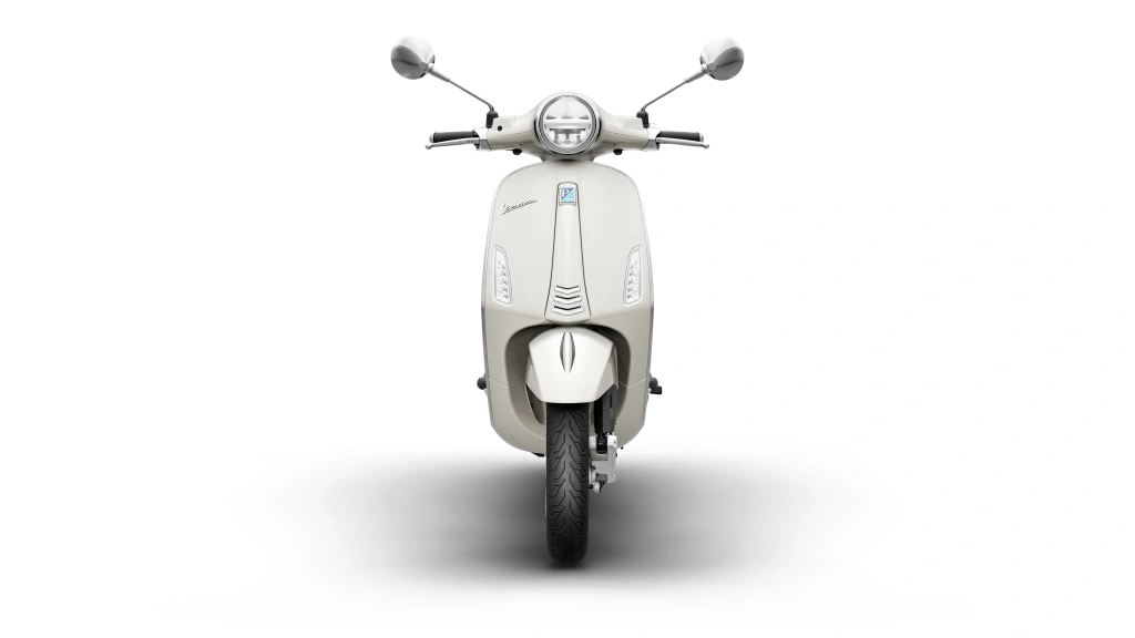 Vespa Primavera 125 Weiss Innocente Front