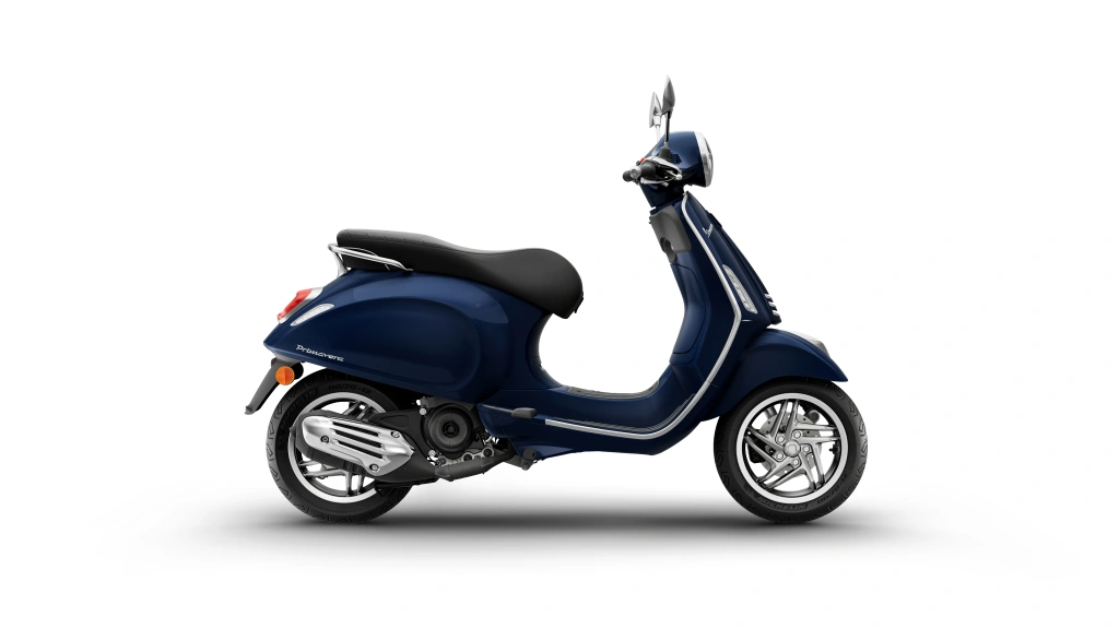 Vespa Primavera 50 Blau Energico Seite rechts