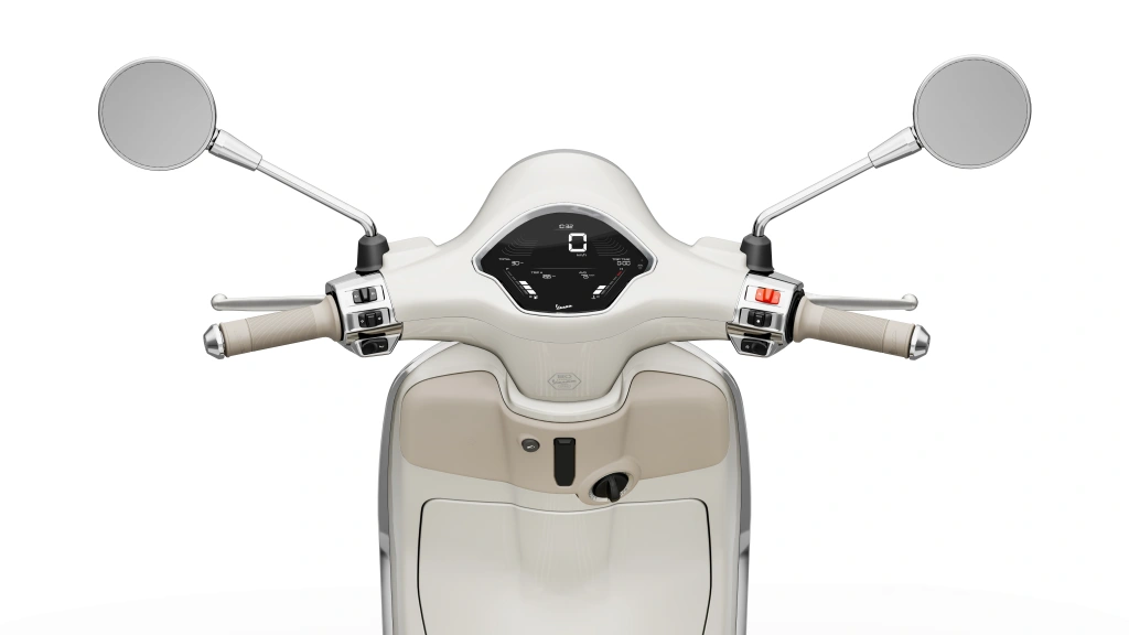 Vespa Primavera S 125 Weiss Innocente Lenker