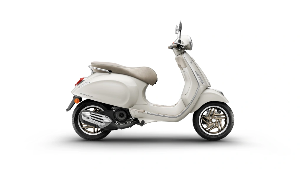 Vespa Primavera S 50 Weiss Innocente Seite rechts