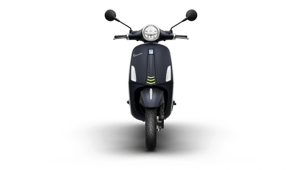 Vespa Primavera Tech 50 Blau Energico matt Front