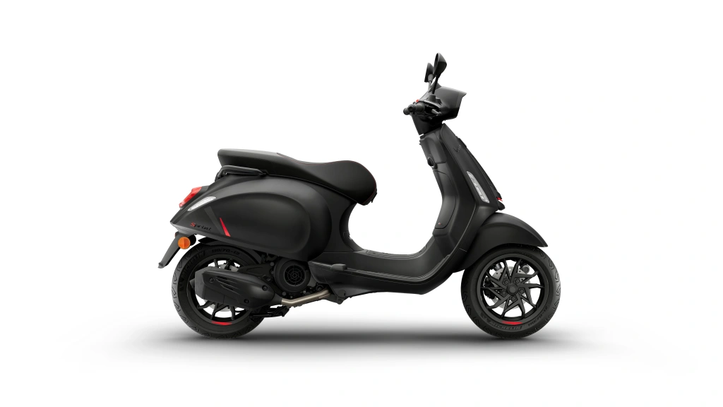 Vespa Sprint S 125 Schwarz Convinto matt Seite rechts