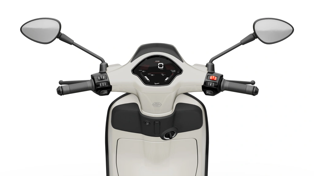 Vespa Sprint S 125 Weiss Innocente Detail Lenker