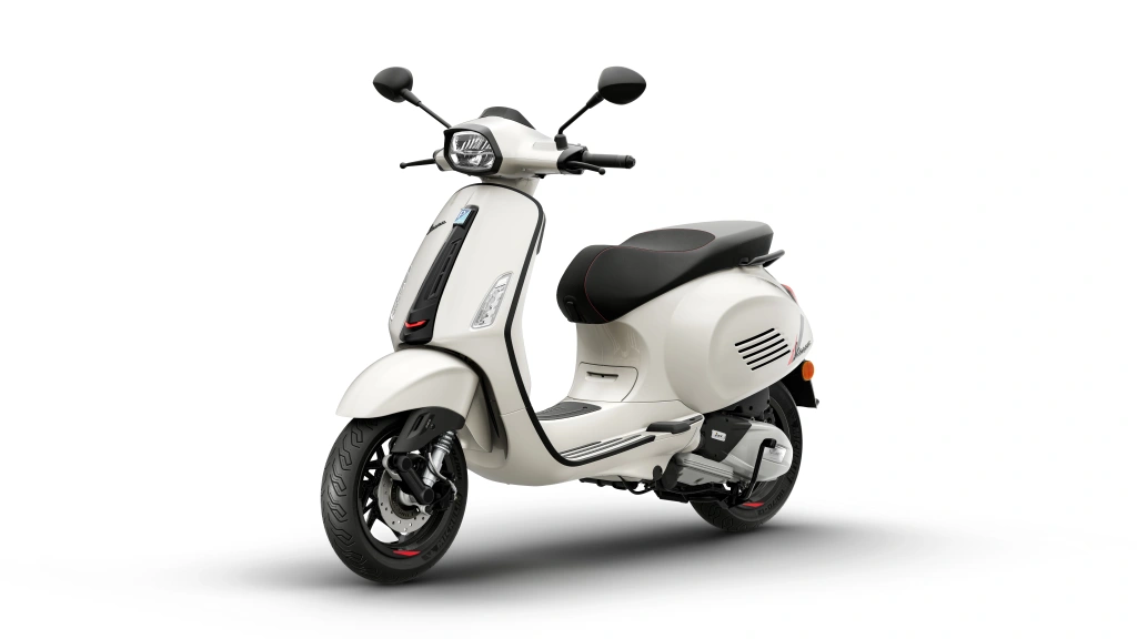 Vespa Sprint S 125 Weiss Innocente Vorne links