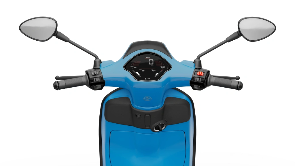Vespa Sprint S 150 Blau Eclettico Detail Lenker