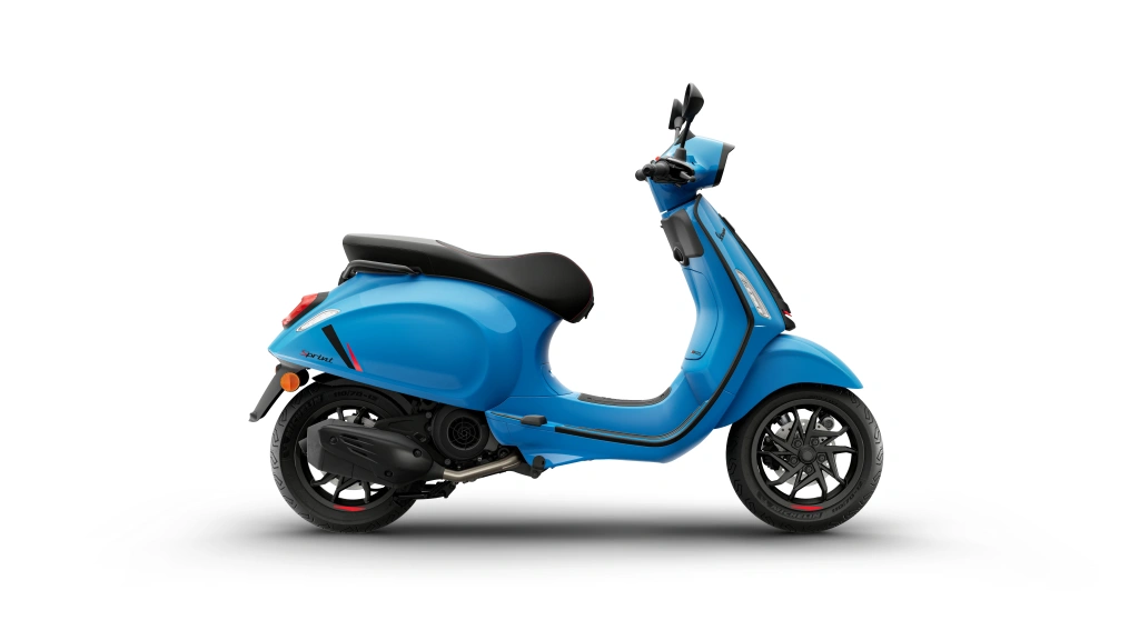 Vespa Sprint S 150 Blau Eclettico Seite rechts