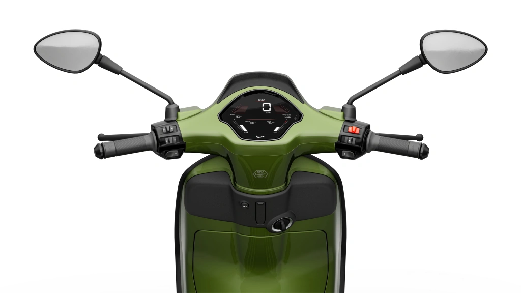 Vespa Sprint S 150 Grün Ribelle Detail Lenker