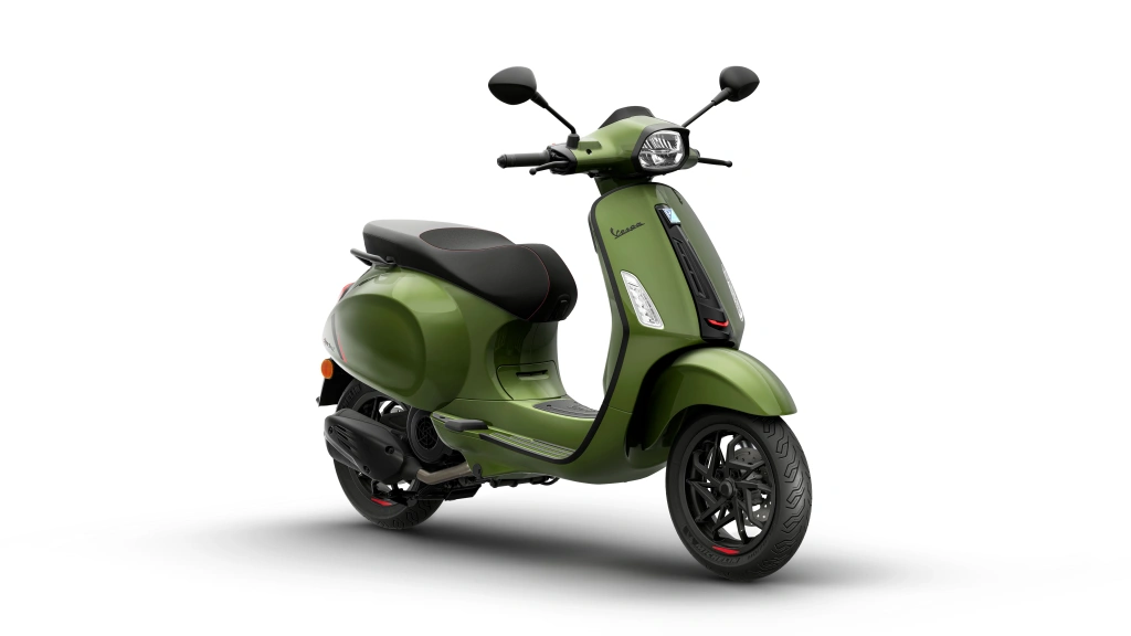Vespa Sprint S 150 Grün Ribelle Vorne rechts