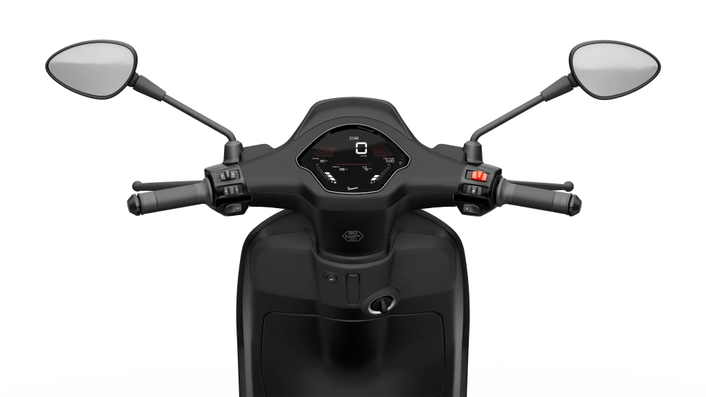 Vespa Sprint S 150 Schwarz Convinto matt Detail Lenker