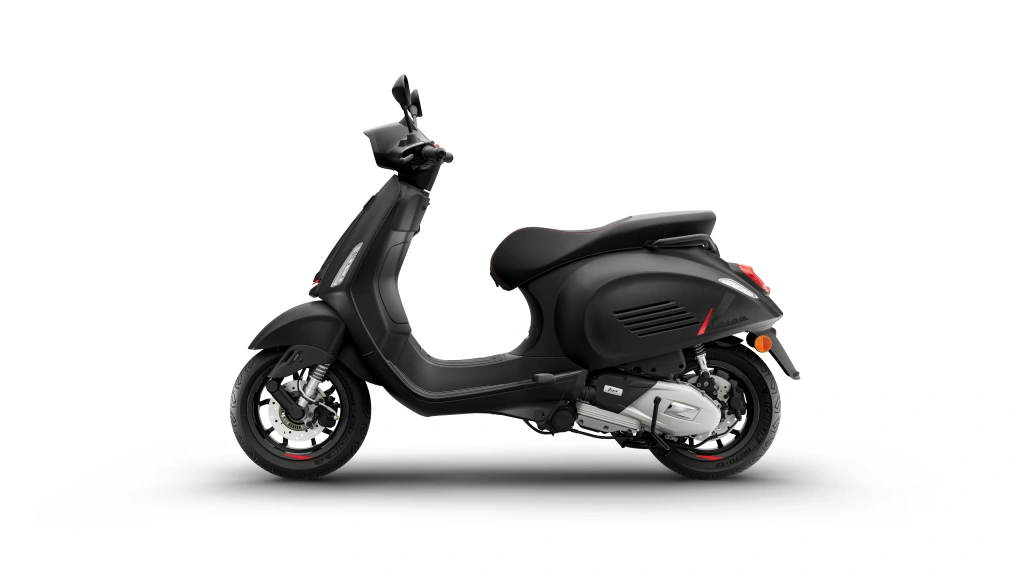 Vespa Sprint S 150 Schwarz Convinto matt Seite links