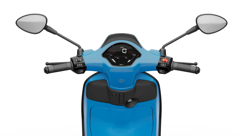 Vespa Sprint S 50 Blau Eclettico Detail Lenker