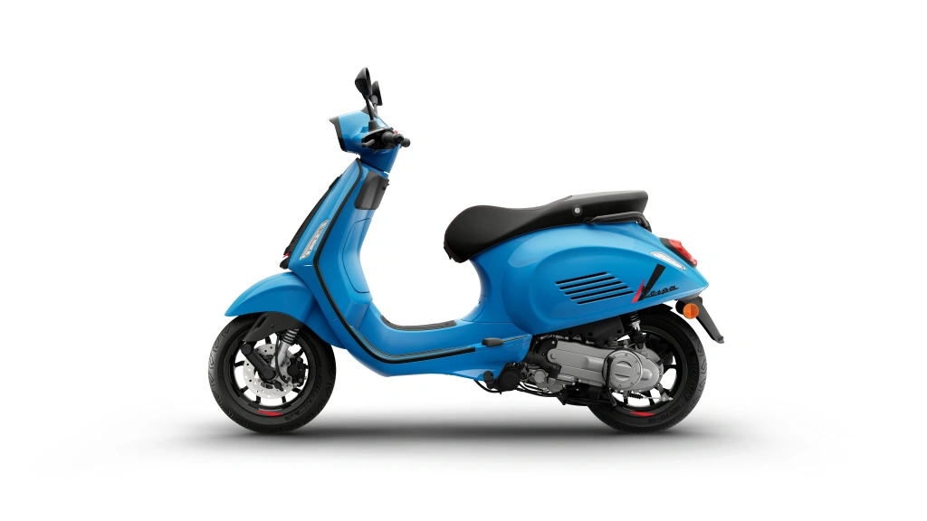 Vespa Sprint S 50 Blau Eclettico Seite links