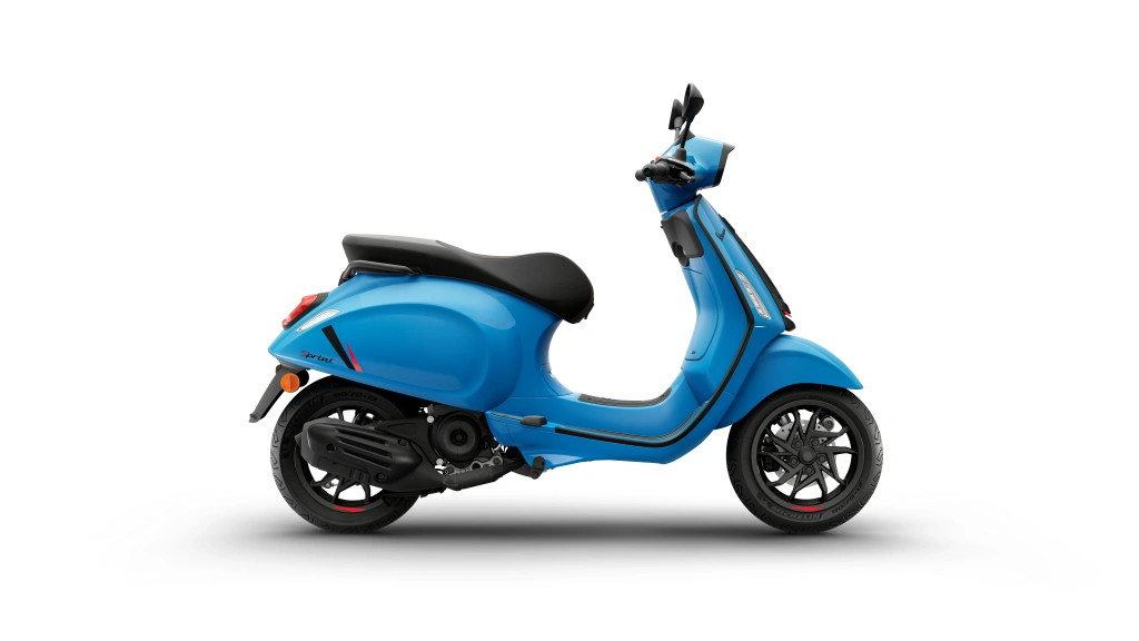 Vespa Sprint S 50 Blau Eclettico Seite rechts