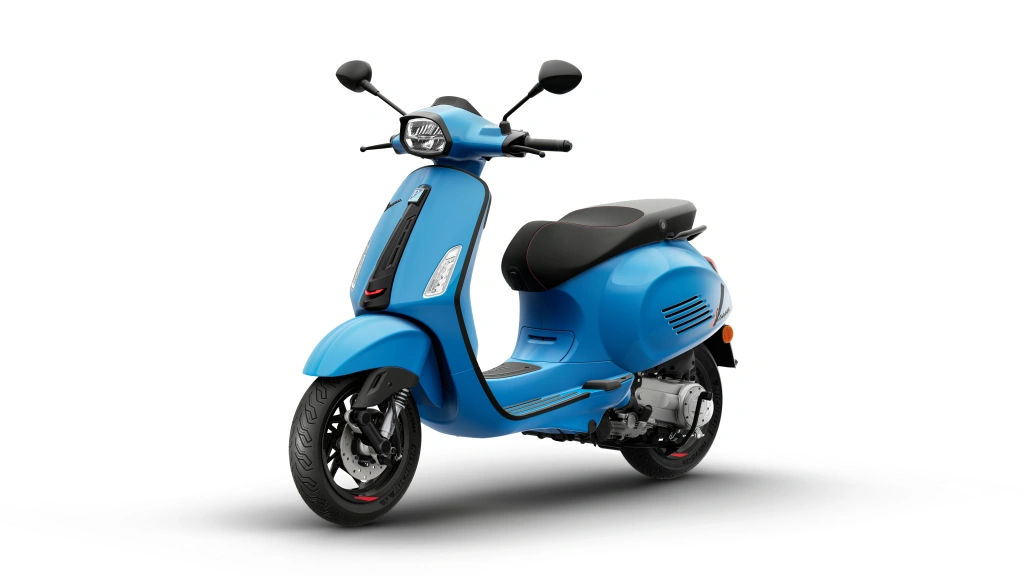 Vespa Sprint S 50 Blau Eclettico Vorne links