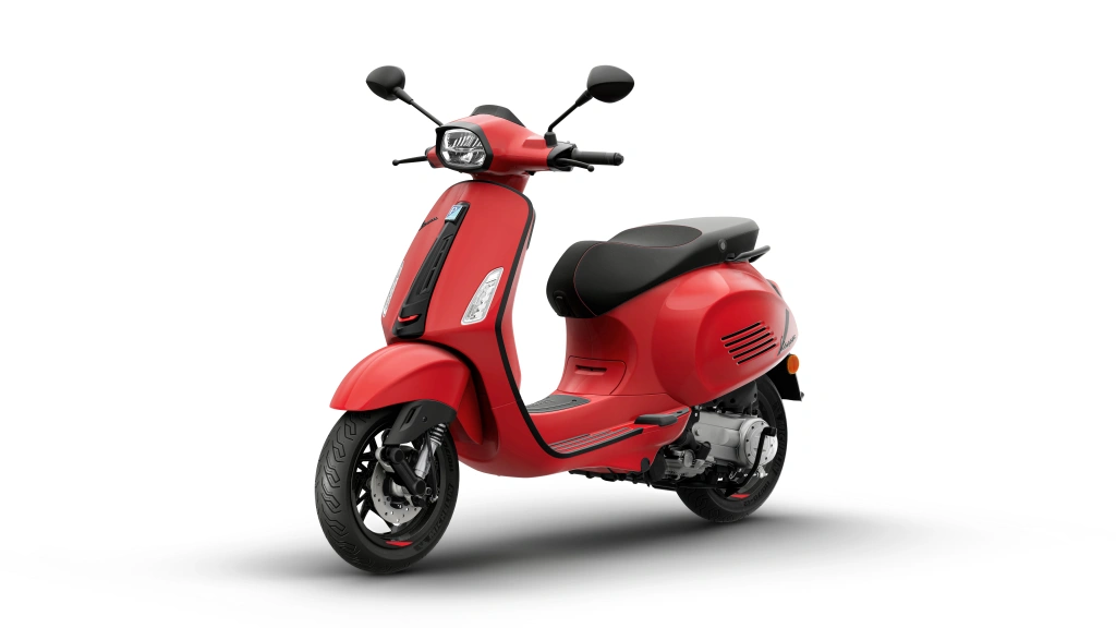 Vespa Sprint S 50 Rot Coraggioso Vorne links