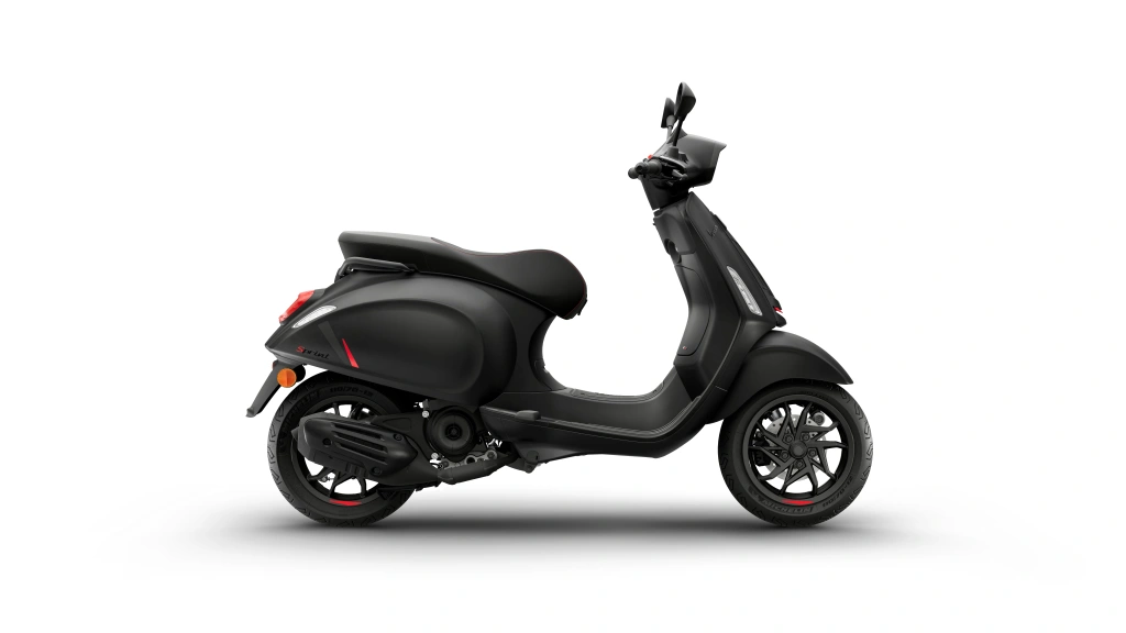 Vespa Sprint S 50 Schwarz Convinto matt Seite rechts