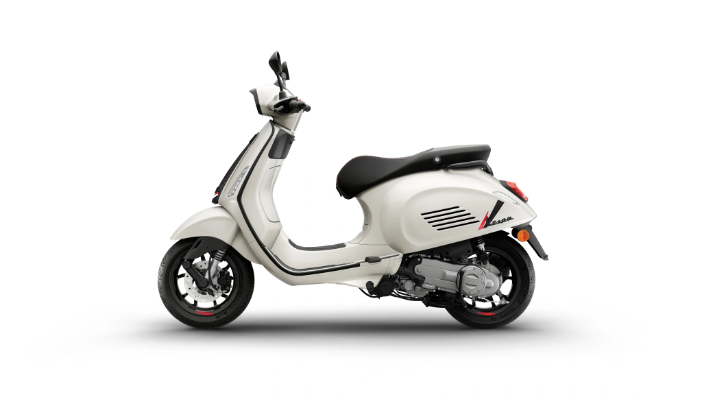 Vespa Sprint S 50 Weiss Innocente Seite links