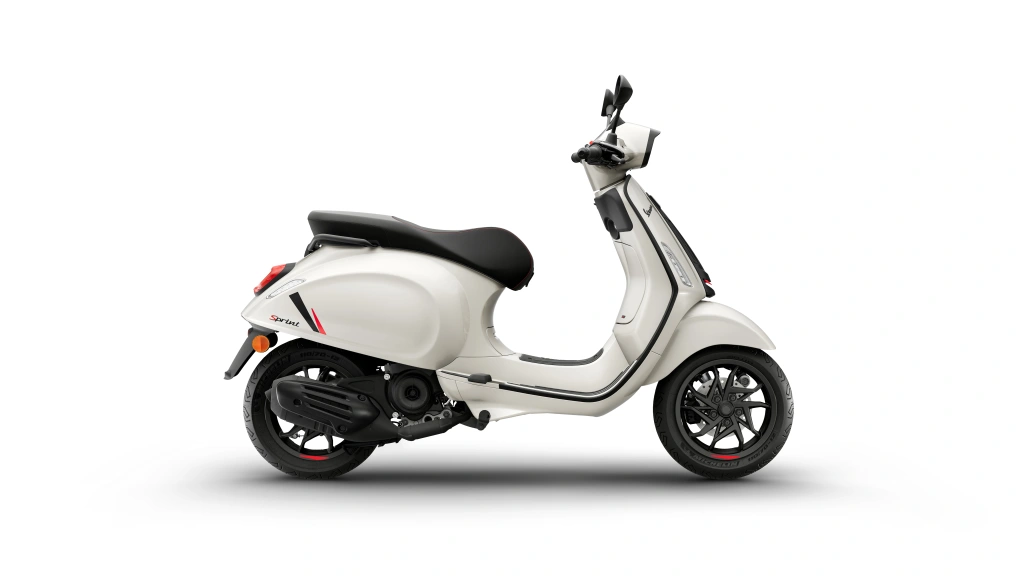Vespa Sprint S 50 Weiss Innocente Seite rechts