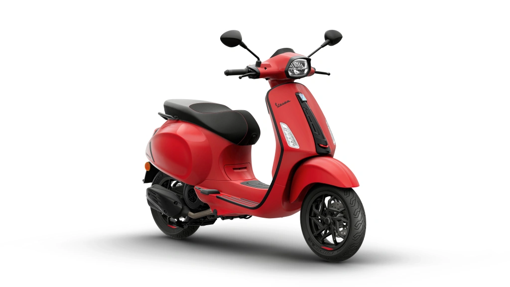 Vespa Sprint S Rot Coraggioso Vorne rechts