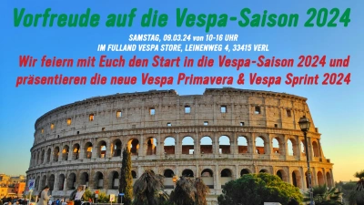 Vorfreude auf die Vespa-Saison 2024