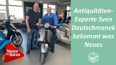 Vespa für Bares - Antiquitäten-Experte Sven Deutschmanek bekommt was Neues