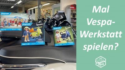Neue Vespa-Werkstatt von PLAYMOBIL