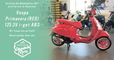Vespa  Primavera (RED) 125 3V i-get ABS +++ NEU +++ Model 2021 +++