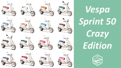Vespa Sprint 50 Crazy Edition MY23