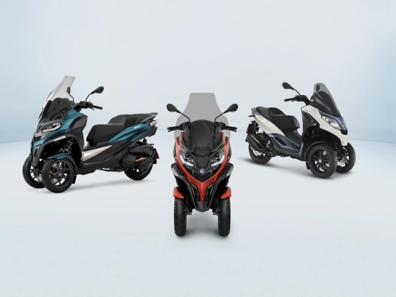 Windschild und Topcase zum Piaggio MP3 geschenkt