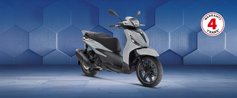 Kostenloses Topcase zu jedem Piaggio Beverly 310 & Piaggio Beverly 400